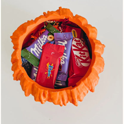 Melting Pumpkin Candy Bowl with Lid (photo 3)