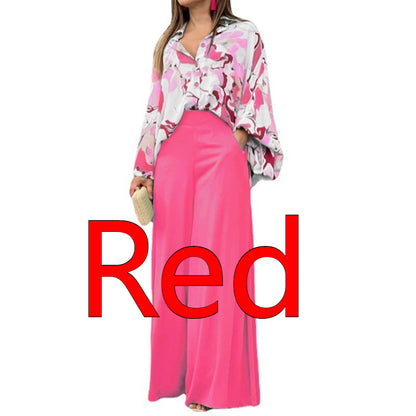Women's Printed Wide-Leg Pants (photo 11)