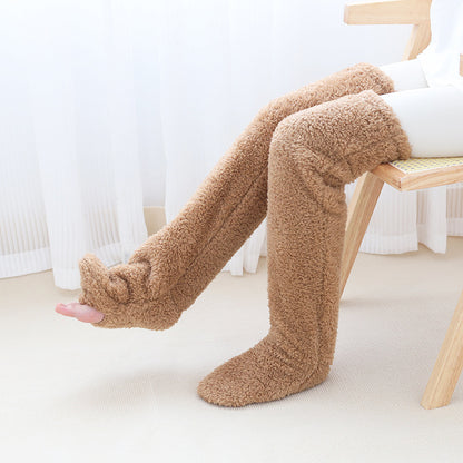 Over-the-Knee Fuzzy Long Socks (photo 13)