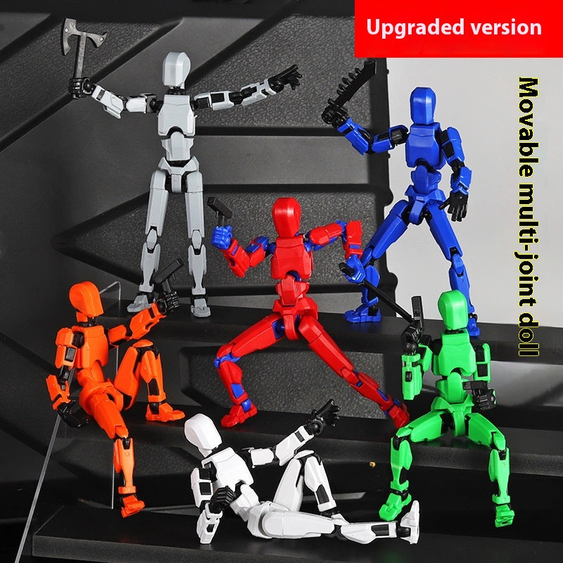 3D-Printed Articulated Robot Figure (photo 4)