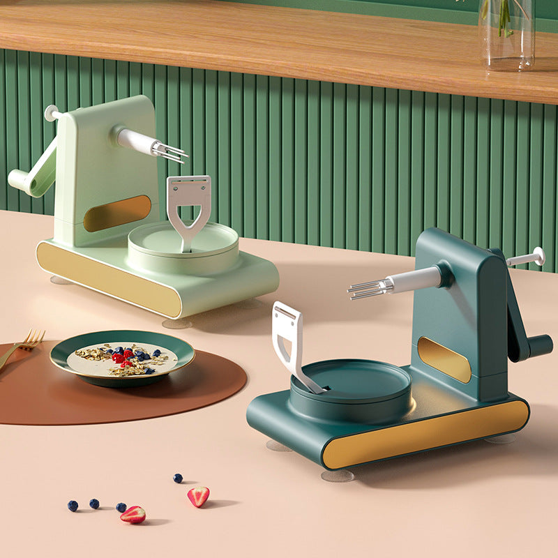 Hand-Crank Fruit Peeler Machine with Suction Base (photo 4)