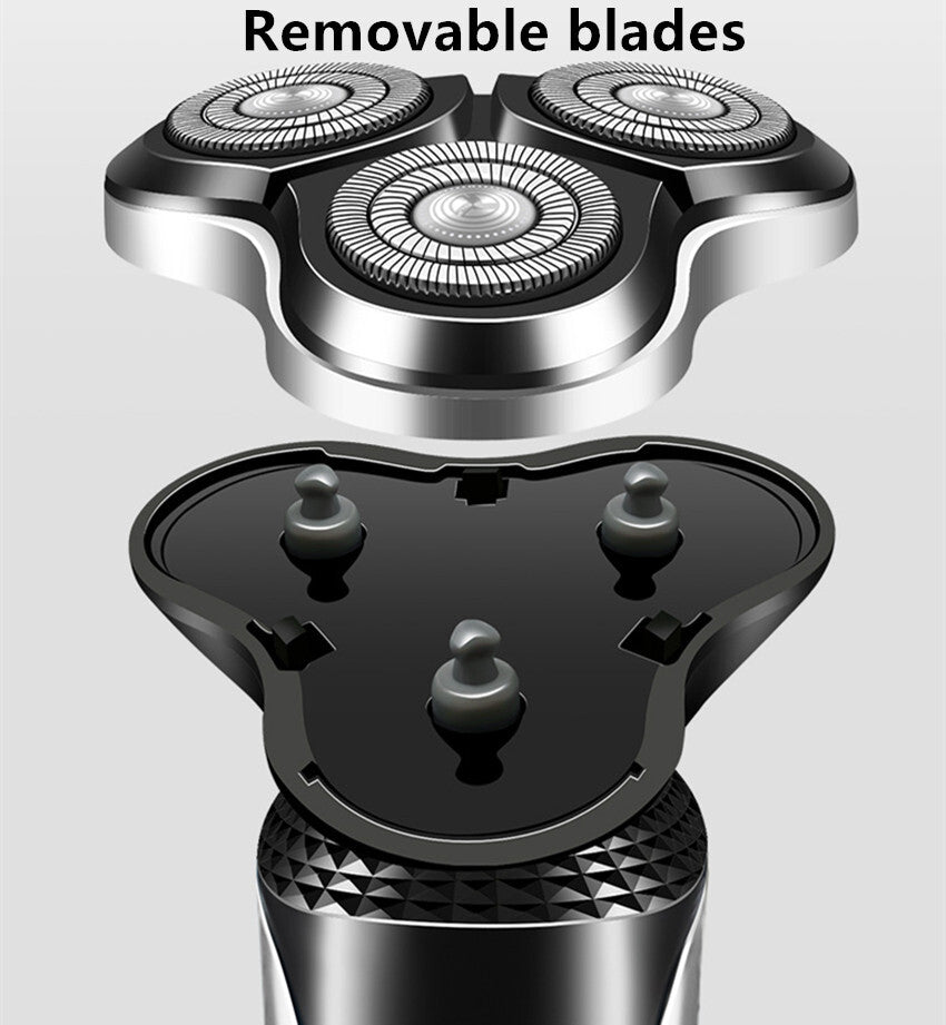 Rotary Electric Shaver with Pop-Up Trimmer, USB Rechargeable (photo 6)