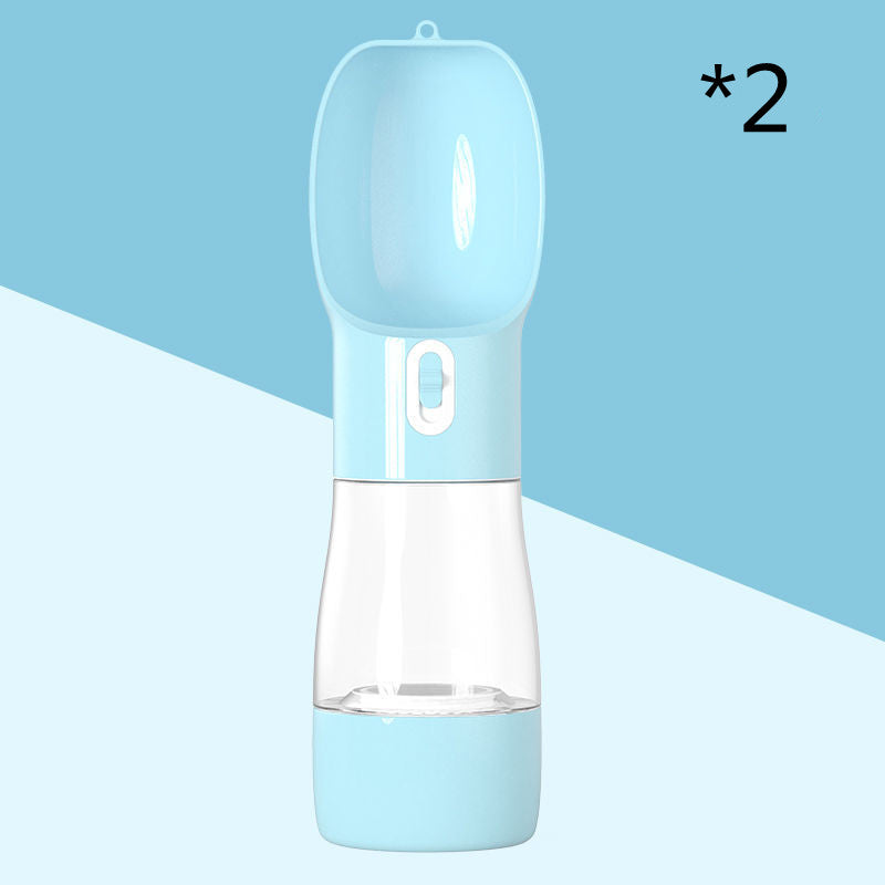 Portable Dog Water and Food Bottle with Shoulder Strap (photo 15)
