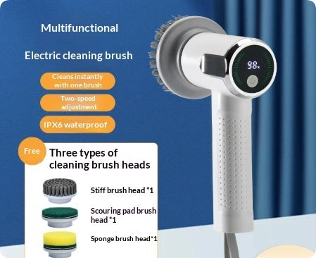 Cordless Electric Cleaning Brush with Display (photo 9)