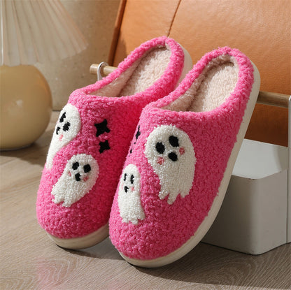 Halloween Ghost Plush Slippers (photo 9)