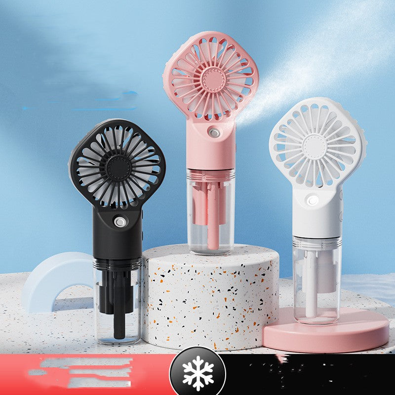 Rechargeable Handheld Mist Spray Fan (photo 7)