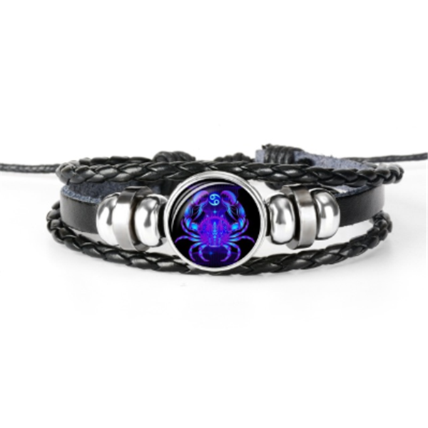 Zodiac Sign Glow-in-the-Dark Braided Bracelet (photo 12)