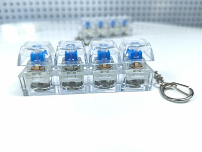 4-Key Clicker Keychain with Light (photo 7)
