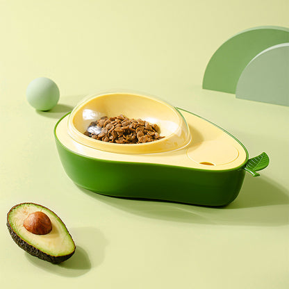 Avocado-Shaped Pet Bowl, Feeder or Water Dispenser – Feeder, Olive Green