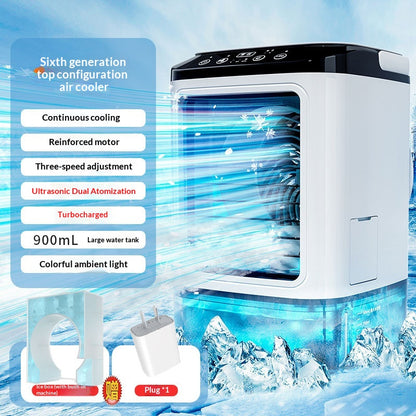Desktop Mist Air Cooler Fan with Dual Spray, USB (photo 8)