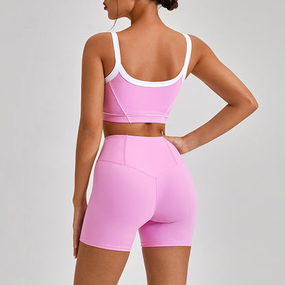 Women's Strappy Contrast Yoga Set (photo 11)