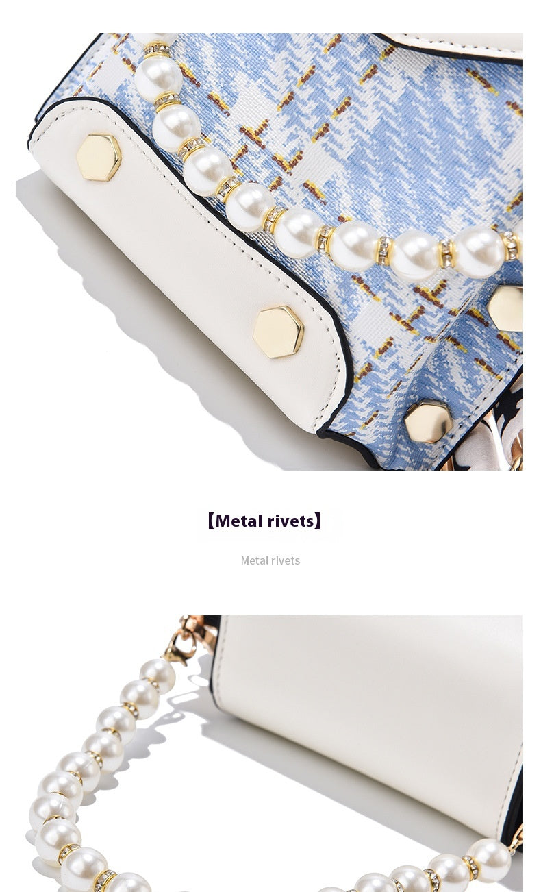 Mini Crossbody Phone Bag with Pearl Chain (photo 38)