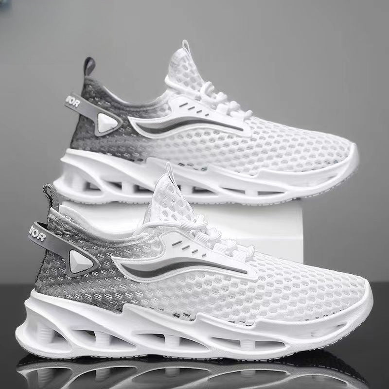 Men's Mesh Lace-Up Running Sneakers (photo 10)