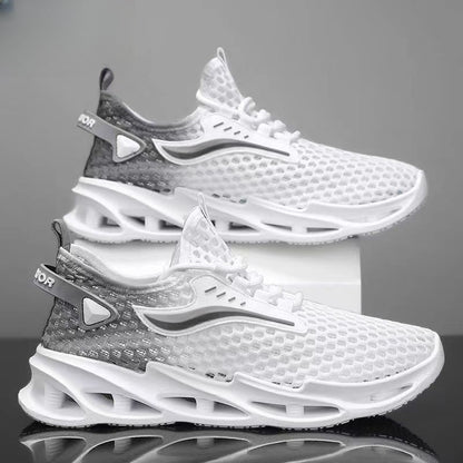 Men's Mesh Lace-Up Running Sneakers (photo 10)