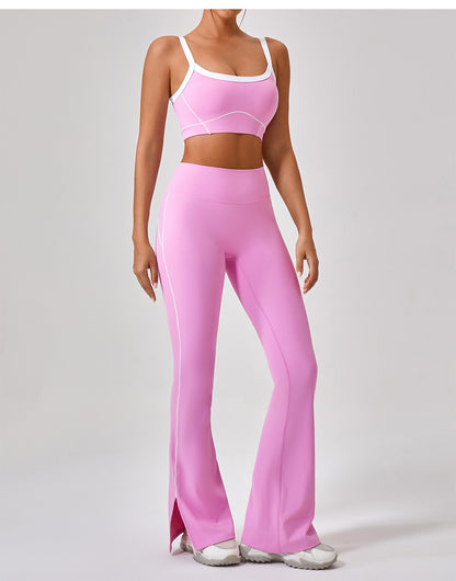 Women's Strappy Contrast Yoga Set (photo 12)