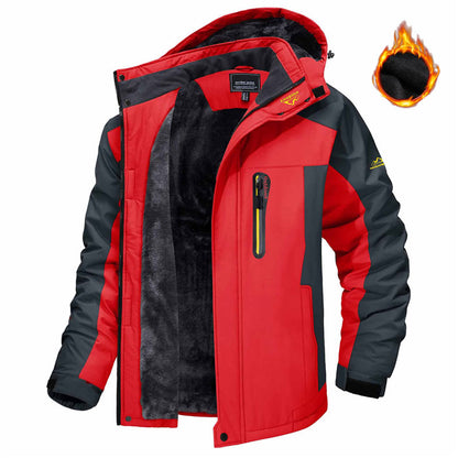 Men's Fleece-Lined Hooded Parka Jacket (photo 2)