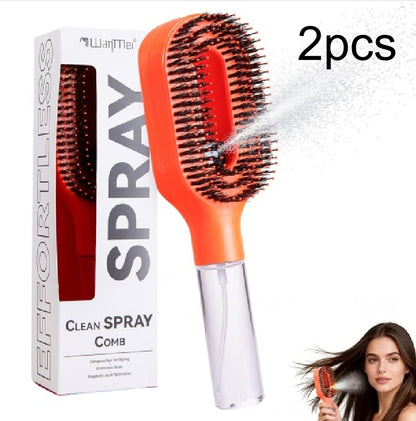 2-in-1 Detangling Brush with Built-In Mist Spray Bottle (photo 16)