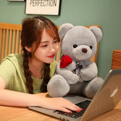 Rose Teddy Bear Plush (photo 5)