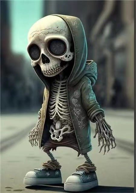 Resin Skeleton Figurine (photo 4)
