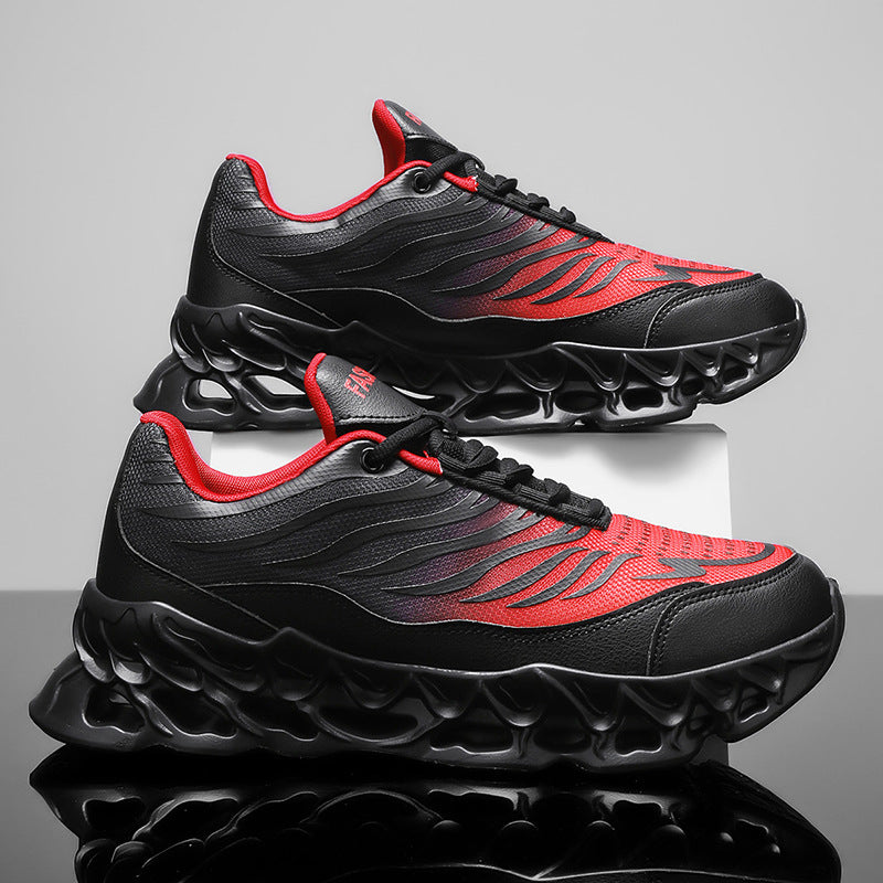 Men's Chunky Sole Lace-Up Sneakers (photo 9)