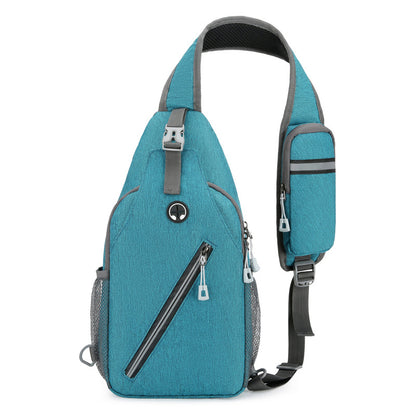 Men's Oxford Cloth Crossbody Chest Bag (photo 6)