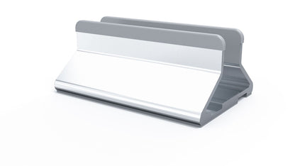 Vertical Aluminum Alloy Laptop Stand for Laptops Up to 17 in - White (photo 3)