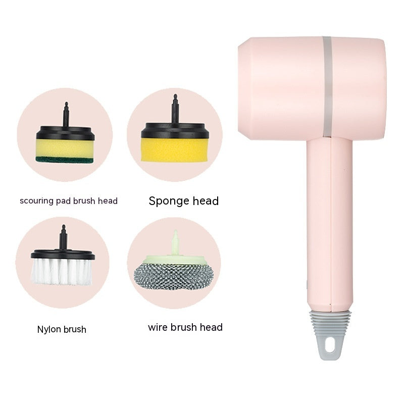 Rechargeable Electric Cleaning Brush with Interchangeable Heads (photo 22)