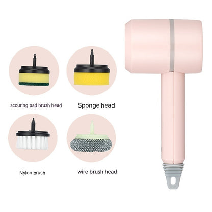 Rechargeable Electric Cleaning Brush with Interchangeable Heads (photo 22)