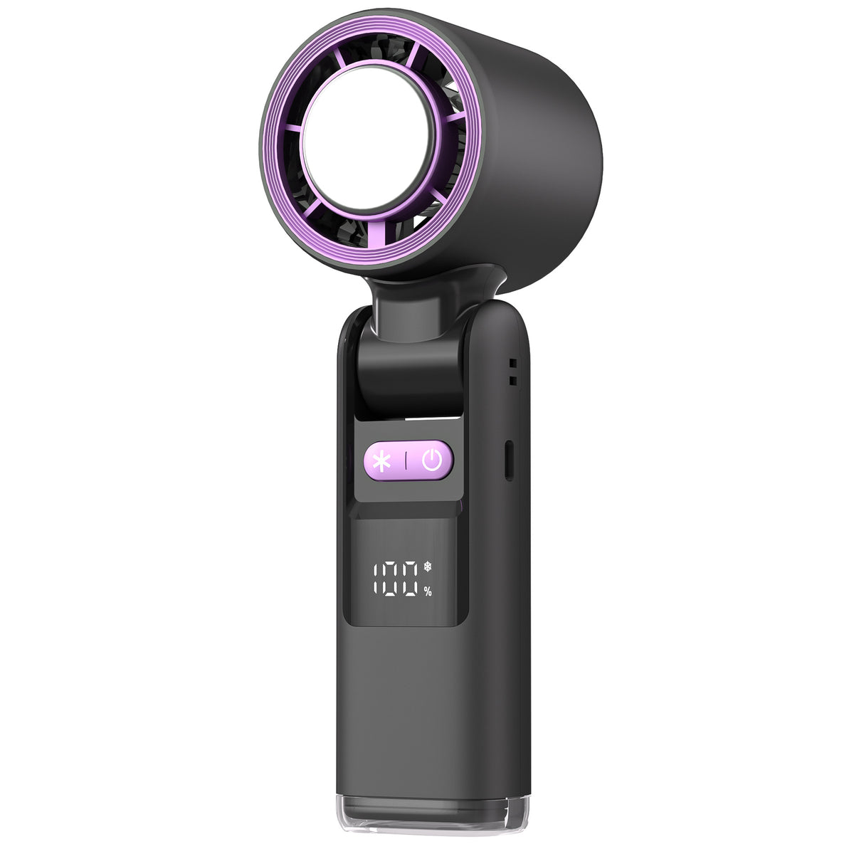 Mini Turbo Handheld Fan with Digital Display, 4000 mAh (photo 13)