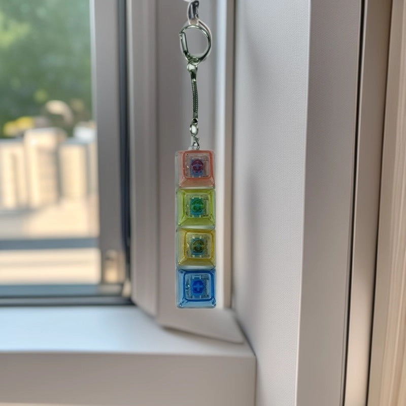 4-Key Clicker Keychain with Light (photo 5)