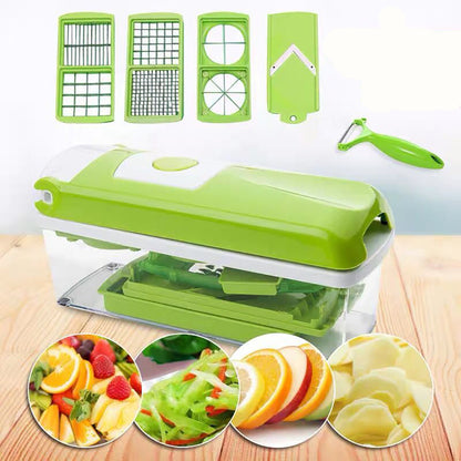 12-Piece Handheld Vegetable Chopper Set