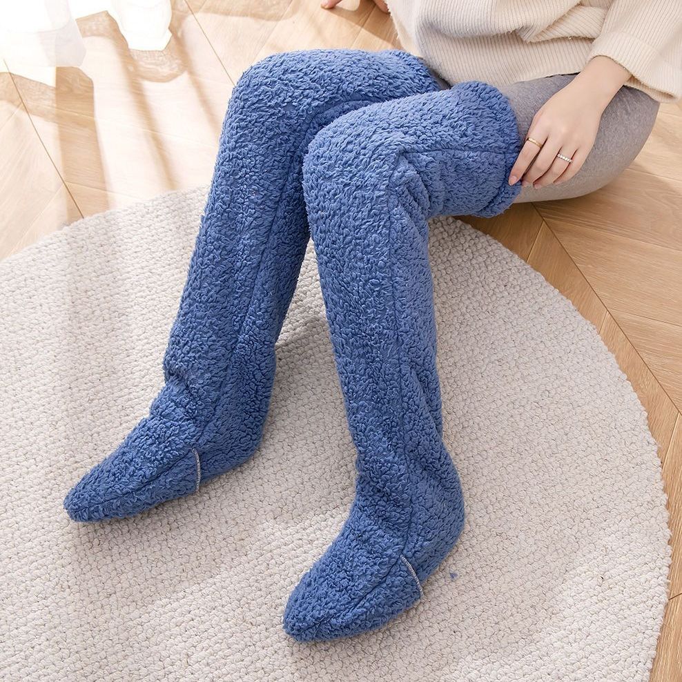 Over-the-Knee Fuzzy Long Socks (photo 16)