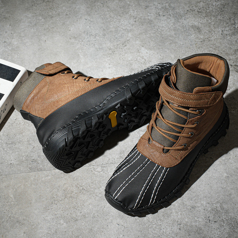 Fleece-Lined Lace-Up Mid-Calf Snow Boots (photo 5)