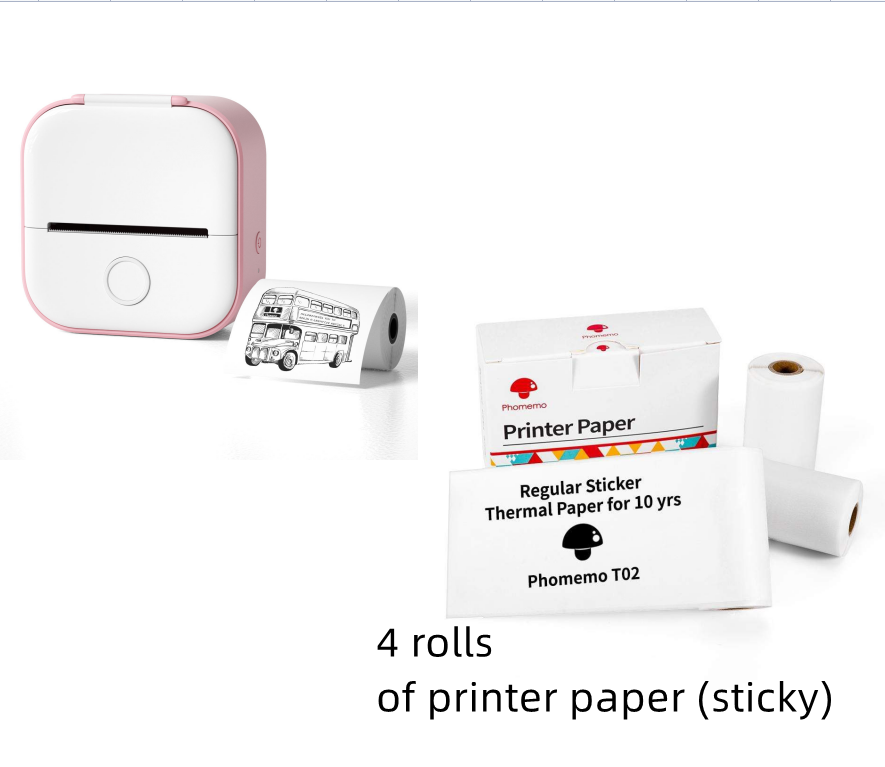 Mini Bluetooth Thermal Pocket Printer (photo 63)