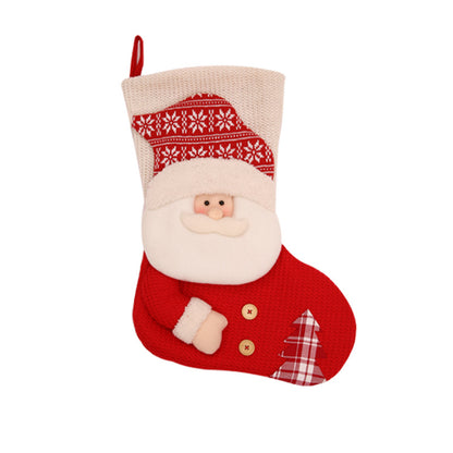 Large Knit Christmas Stocking (photo 7)