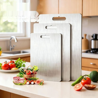 Double-Sided Metal Cutting Board, 25 x 15 to 46 x 30 cm (photo 2)