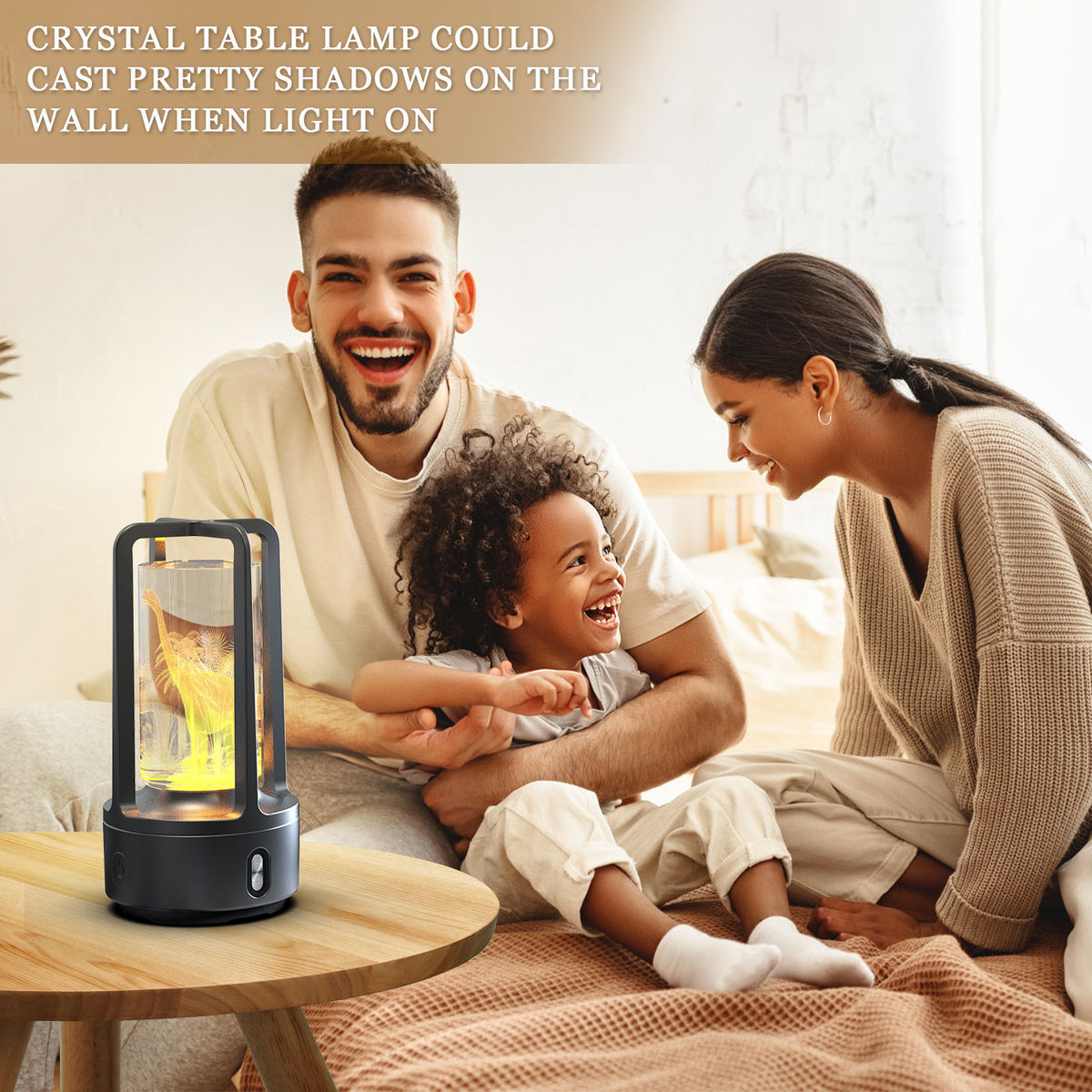 Acrylic or Crystal Night Lamp with Bluetooth Speaker (photo 8)