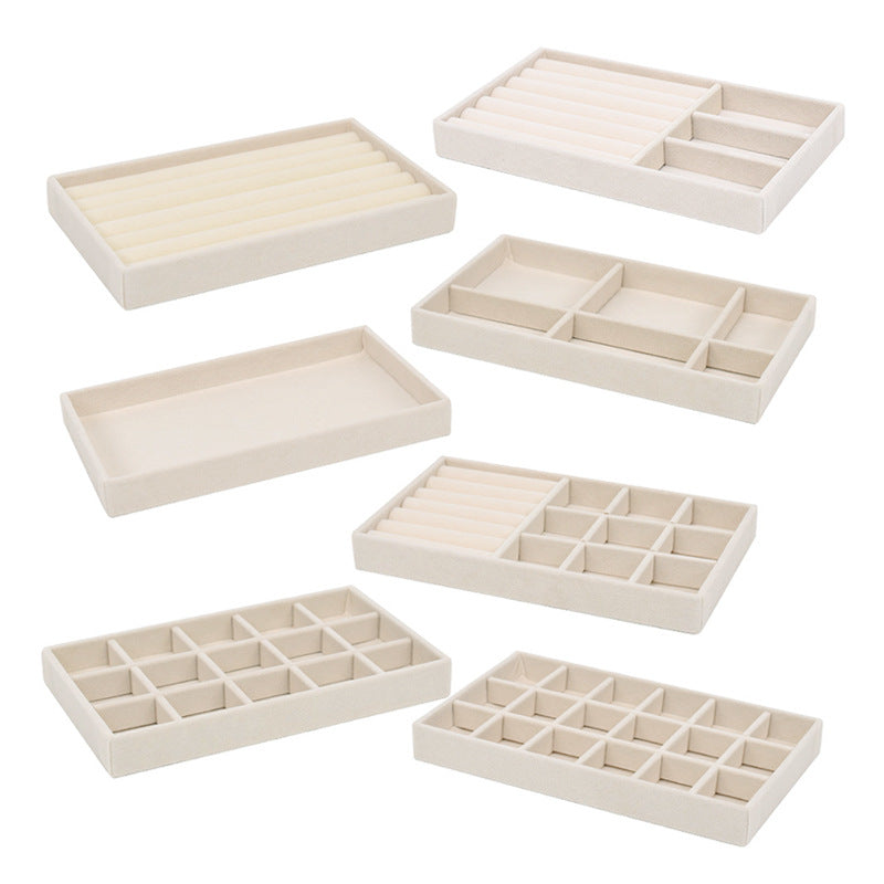 Velvet-Covered Drawer Organizer Tray (photo 1)