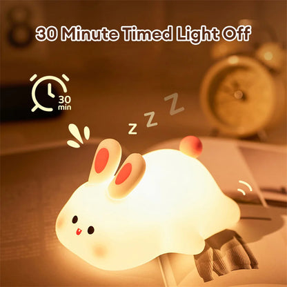 Silicone Bunny Night Light with Touch Control (photo 12)