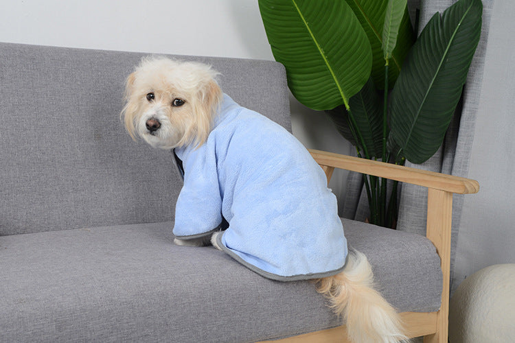 Microfiber Pet Bathrobe Towel (photo 11)