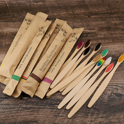 Bamboo Toothbrushes with Soft Bristles (photo 16)