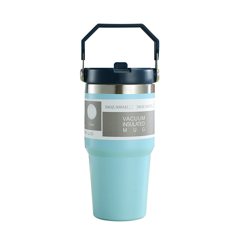 30 oz Insulated Stainless Steel Tumbler with Handle (photo 9)