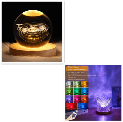 16-Color Water Ripple Projection Lamp with Remote (photo 6)