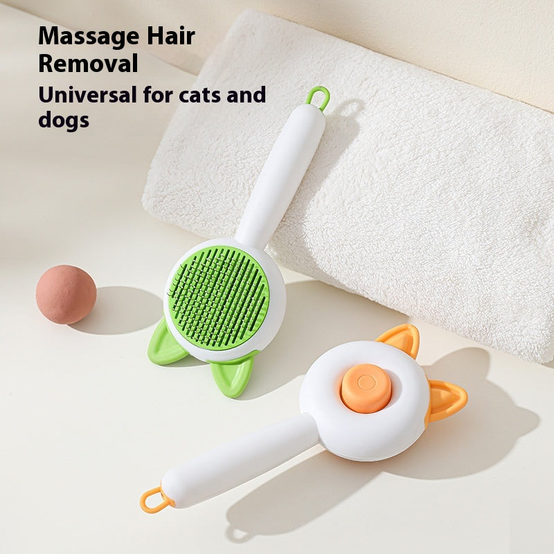 Self-Cleaning Pet Grooming Comb (photo 3)
