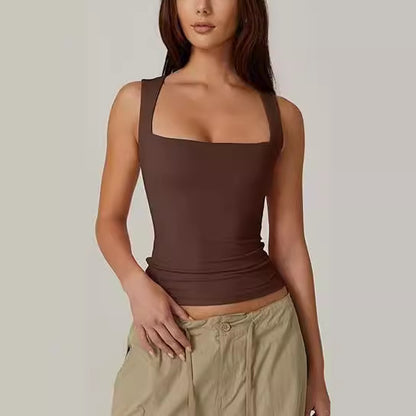 Women's Square-Neck Slim Tank Top (photo 10)