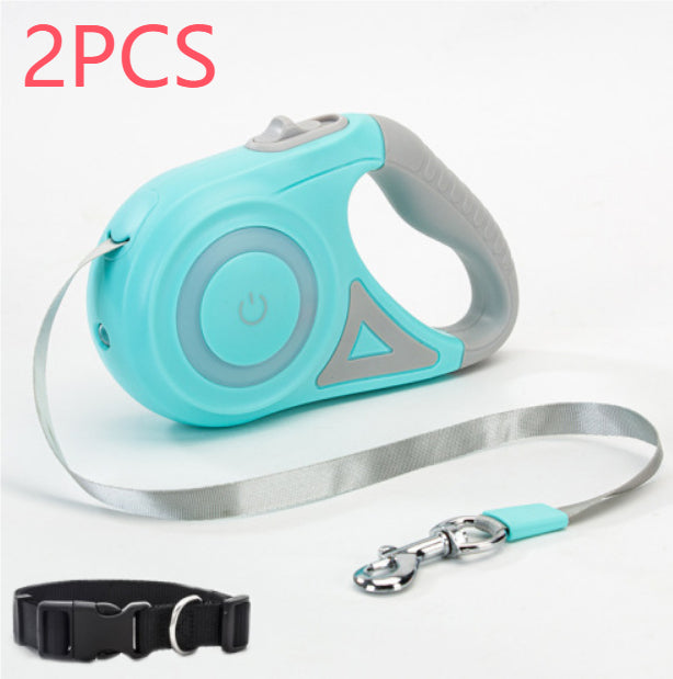 Retractable Dog Leash with LED Light, 3 m or 5 m (photo 25)
