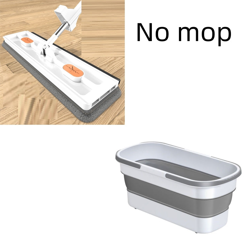Large 360° Rotating Flat Mop with Stainless Steel Handle (photo 29)