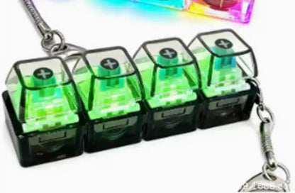 4-Key Clicker Keychain with Light (photo 15)