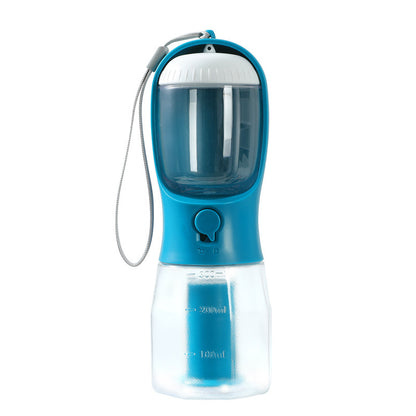 3-in-1 Portable Dog Water Bottle with Food and Bag Compartments (photo 7)