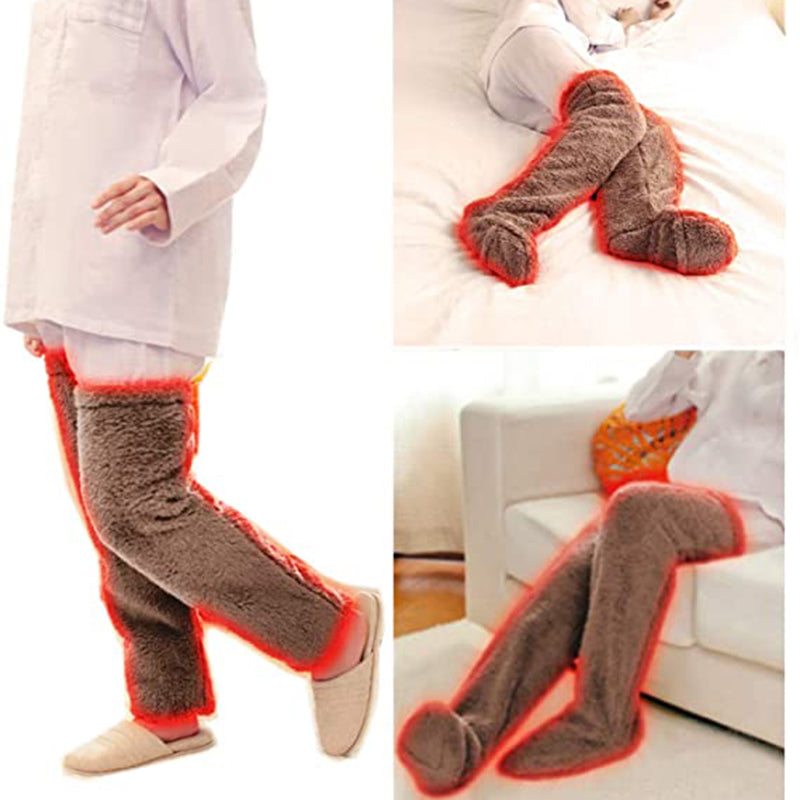 Over-the-Knee Fuzzy Long Socks (photo 3)